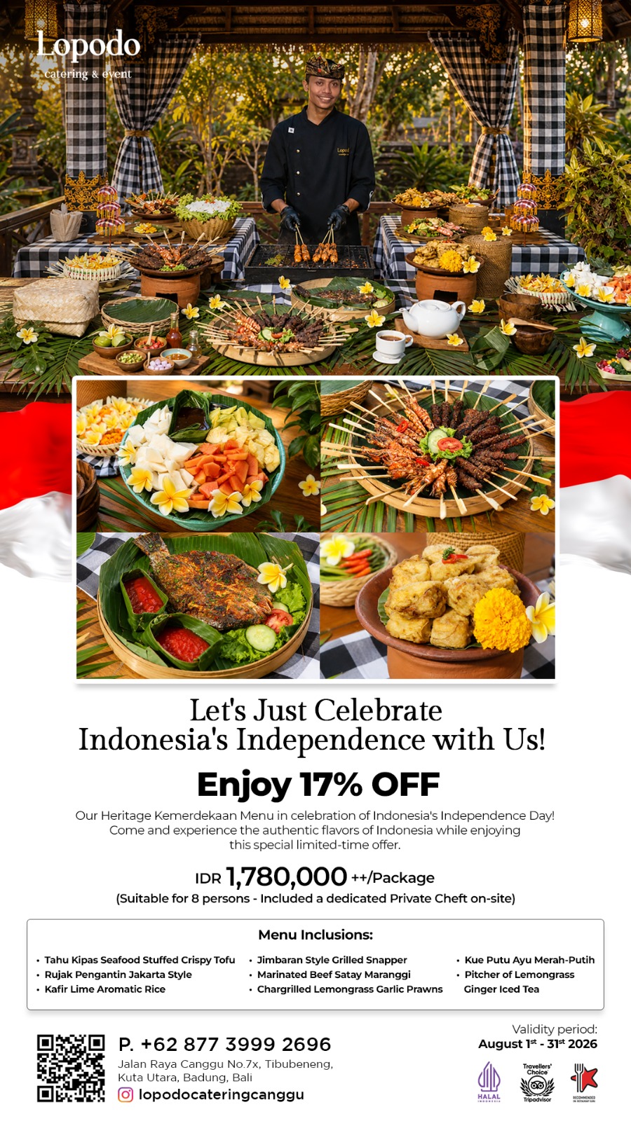 Let's Just Celebrate Indonesia's Independence with us